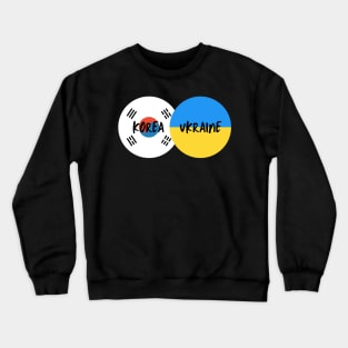 Korean Ukrainian - Korea, Ukraine Crewneck Sweatshirt